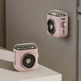 thumbnail image 1 of Portable Bluetooth Speaker with Magnetic Back Clip, Multi-Functional Night Light and Clock, Compact Music Player for Home and Outdoor Use, Easy Listening Anywhere, 1 of 3