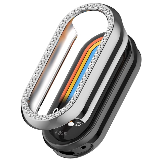 Fokuz Smart Wristband Accessories PC Hollow Semi Cover Protective Compatible With Xiaomi Mi 10 NFC Model Shockproof Scratch Watch Band Cover