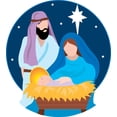 thumbnail image 2 of Nativity Scene Wall Mural by Wallmonkeys Peel and Stick Graphic (18 in H x 16 in W) WM288826, 2 of 4