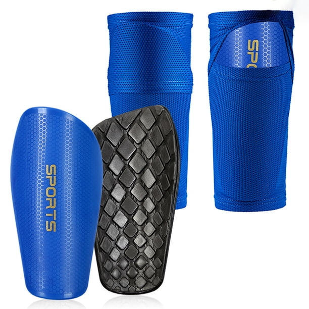 Espinilleras De Fútbol Espinilleras mangas EVA protectores de fútbol almohadillas portátiles para niños niñas hombres mujeres