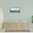 thumbnail image 2 of Stupell Industries Morning Sky Abstract Ocean Nature Painting Gold Floater Framed Canvas Art Print Wall Art, 31 x 14, 2 of 9
