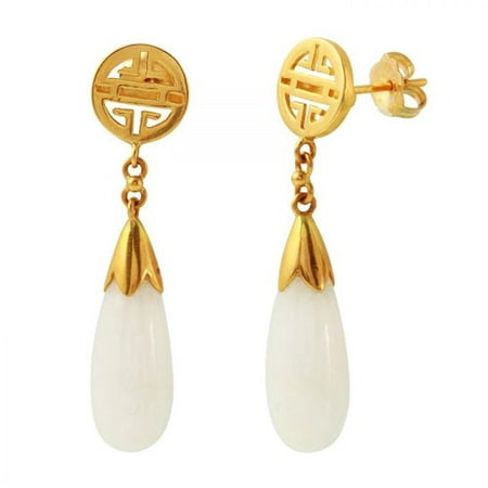 Foreli 14K Yellow Gold Earrings With Jade