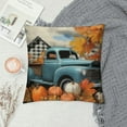 thumbnail image 2 of ARISTURING  Autumn Decorative Pillow Covers Hello Fall Y’All Blue Truck Buffalo Pumpkins Mason Jar Thankful Grateful Blessed Decor Maple Leaf Pillows Cushion Case for Home Sofa Couch, 2 of 5