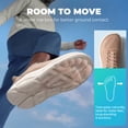 thumbnail image 5 of ALLSWIFIT Men's Slip-On Walking Shoes Wide Toe Box | Hands-Free Barefoot Feel, Cushioned Running Sneakers with Arch Support for Gym & Tennis, 5 of 9