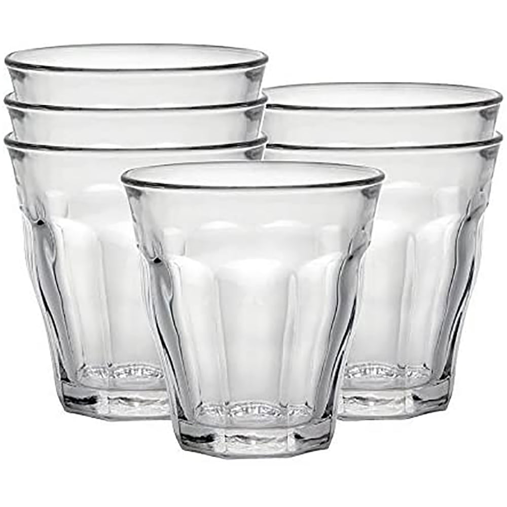 160ml Tumblers for Water Juice Pack of 12 Stackable Drinking Glasses