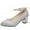 Silver-2, variant on 2025 Ladies Summer Solid Plus Size High Heels for Women Wide Color Ankle Cross Womens High Heels Size 8 Strap Chunky High Heel Thigh High Boots for Women Plus Size High Heel Sandals