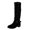 Black, variant on LOVZFMLL Boots for Women Mid Calf Winter Boots Buckle Round Toe Slip Resistant Low Block Heel Convertible Fall Winter Shoes