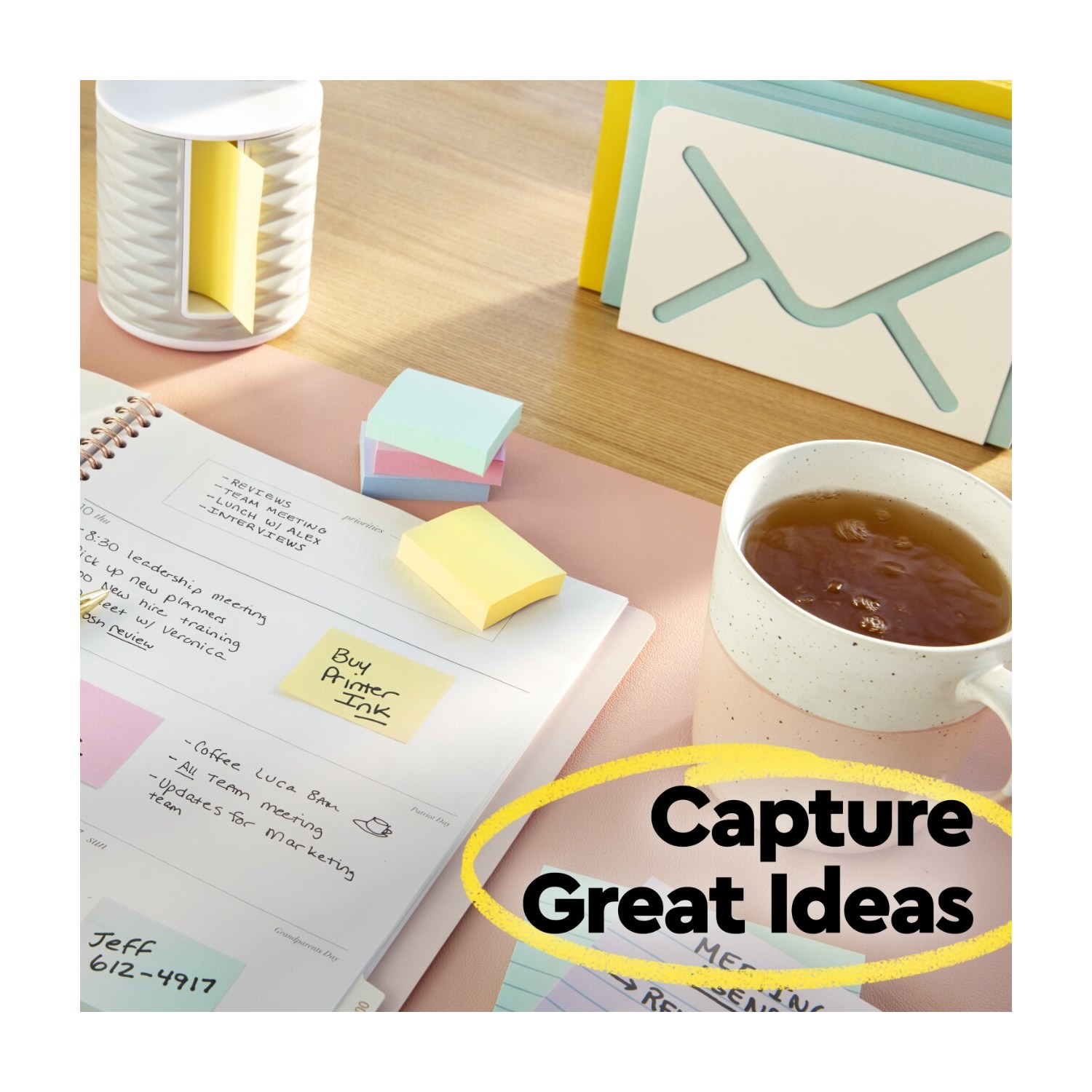 Post-it Sticky Notes Canary Yellow 3x3 16-Pack photo 7
