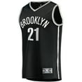 thumbnail image 2 of Youth Fanatics Noah Clowney Black Brooklyn Nets  Fast Break Replica Jersey - Icon Edition, 2 of 3