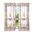 thumbnail image 6 of Yayeee Window Curtains Light Filtering 63"x42" Grommet Panel Pair Home Living Room Decor, Purple Jam Jars, 6 of 7