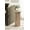 Natural, variant on Kate and Laurel Gierson Modern Wooden Round Side Table, 12 x 12 x 22, Dark Brown, Transitional Scalloped Wood End Table for Use as Bedroom Nightstand or Living Room Accent Table
