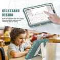 thumbnail image 4 of Allytechgroup Case for Samsung Galaxy Tab A11 2025/A9 2023 8.7", Kids Friendly Case with Kickstand Shockproof Back Cover for Galaxy Tab A11 (SM-X133/X135)/A9 (SM-X110/X115), Emeraldgreen, 4 of 9