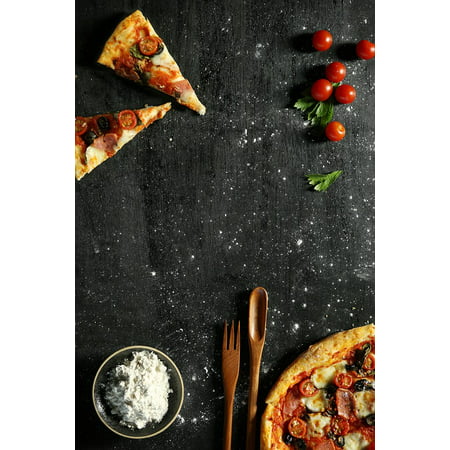 LAMINATED POSTER Pizza Dominos Kitchen Cooking Pizza Pizza Hut Poster Print 24 x (Domino Pizza Best Menu)
