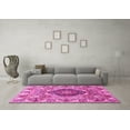 thumbnail image 3 of Ahgly Company Indoor Round Animal Pink Traditional Area Rugs, 6' Round, 3 of 4