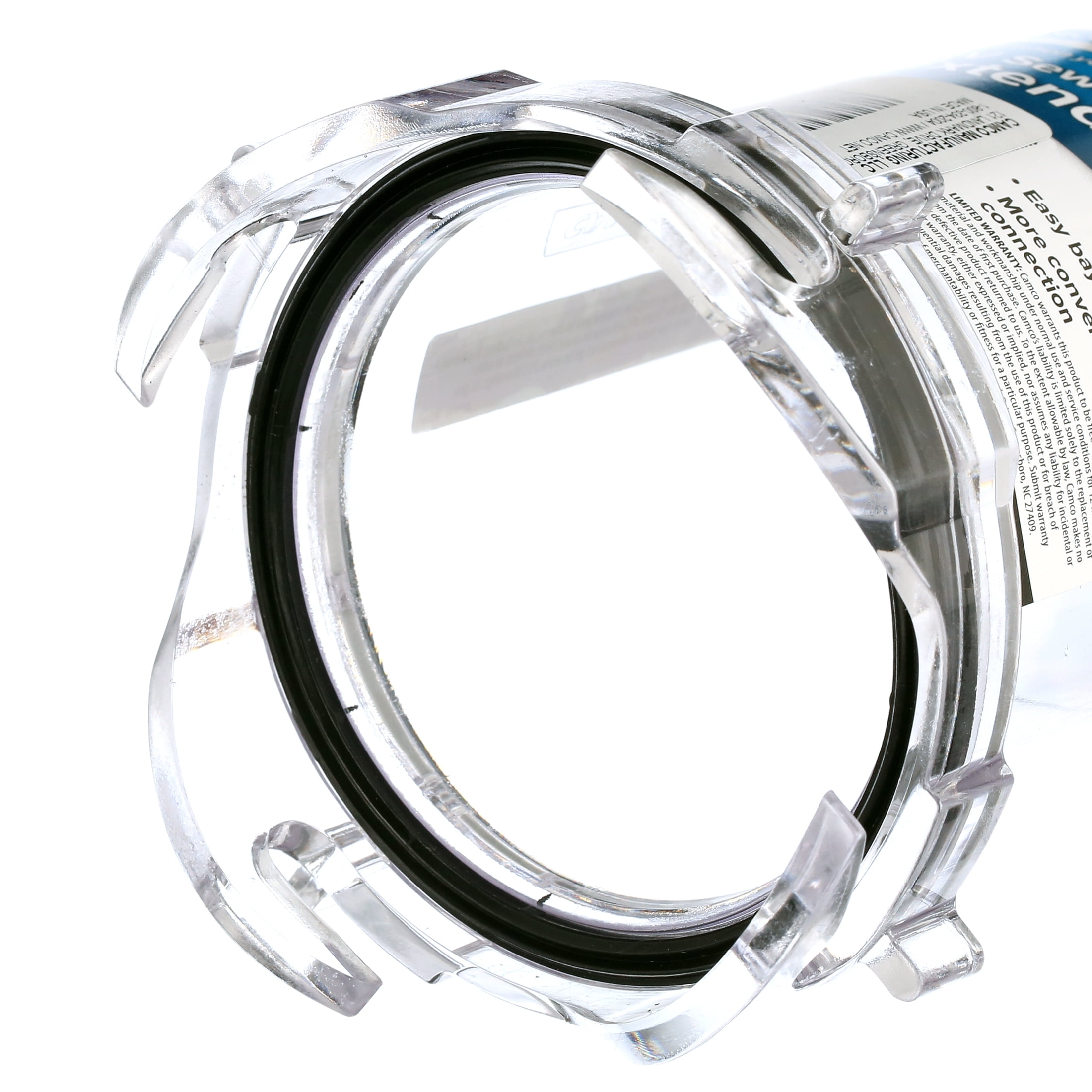 Camco RV Sewer Extender - Connects to RV Outlet - 7-inches, Clear (39582)
