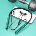 thumbnail image 4 of AURORA TRADE - Juego de auriculares con banda para el cuello, con tarjeta de reproducción, reducción de ruido inteligente, TPE, deportivos, antisudor, para fitness y senderismo., 4 of 8