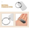 thumbnail image 3 of AURARMLET 4Ud Blanks Para Sublimación En Acero Inoxidable Llaveros Personalizables, 3 of 8