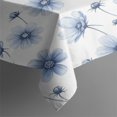 thumbnail image 3 of Pioneer Flower Floral Print Pattern Rectangle Tablecloth 60"x84", Waterproof Polyester Table Cloth, Wipeable Spillproof for Dining Camping Indoor Outdoor, 3 of 5