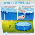 thumbnail image 5 of 65ft Solar Pool Lights for Above Ground Pools, 180 LED Solar Strip Lights Outdoor Waterproof with Remote, 8 Color Modes for Swimming Pool Frame and Trampoline Lights, 5 of 6