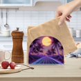 thumbnail image 2 of Yayeee Napkin Holder for Table Kitchen Paper Tissue Organization, Night Purple Road, 2 of 8