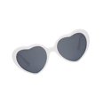 thumbnail image 1 of Lunettes de Nuit Lumineuses en Forme de Cœur Lunettes de Soleil Blanches, 1 of 9
