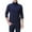 Navy, variant on dGslk Men's Solid Color Long Sleeve T-Shirt Undershirt Slim Fit High Neck Warm Top Black L