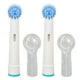 thumbnail image 1 of Cabezal de cepillo de dientes eléctrico, 2 piezas Cepillo de dientes eléctrico Cabezales de cepillo de repuesto Cabezales de cepillo de repuesto Diseño aerodinámico, 1 of 9