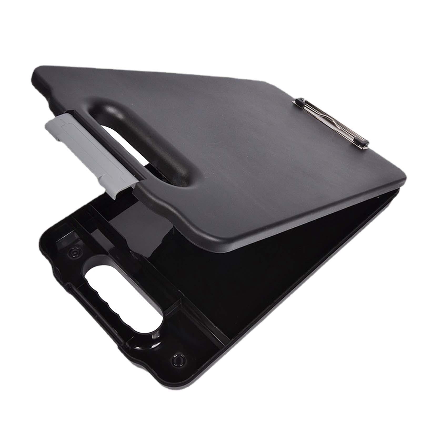 Colaxi Clipboard with Storage Document Case A4 Binder for Restaurant School Black