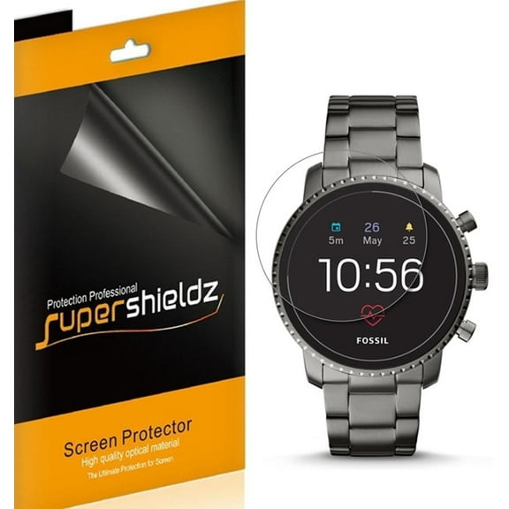 [6-Pack] Supershieldz for Fossil Q Explorist HR (Gen 4) /Garmin Fenix 6X/ Fenix 6X Pro/ Fenix 6X Pro Solar Screen Protector, Anti-Bubble High Definition (HD) Clear Shield