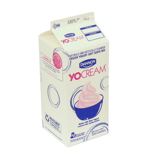 Yocream Yogurt Mix, Original Tart Nonfat Soft Serve, 64 Ounce -- 6 per case.