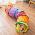 thumbnail image 2 of Rabbit Toys Tunnel Pet Toys Small Animal Activity Tunnels Rabbit Tubes Play Games Dwarf Rabbit Guinea Pigs Foldable Crinkle, 2 of 4