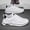 G63 White Black, variant on ' High-Top Breathable Athletic Sneakers with Air-Cushion Sole, Cushioned Insole & PVC Upper/Rubber Outsole - Lace-Up Gym,Streetwear Suitable for Daily Workouts & Urban Commutes,