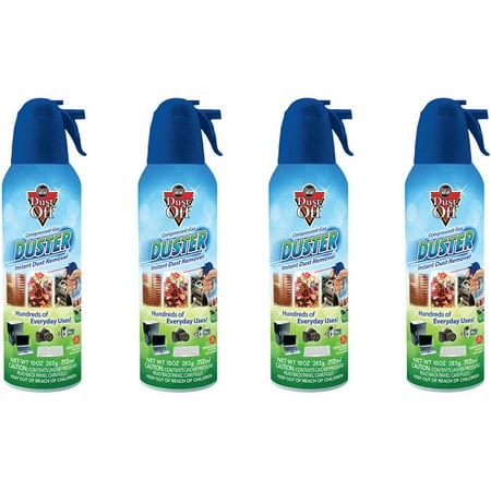 Pyganic Dust - 4-Pack Dust Off Ret10521 Disposable Duster, 10 oz