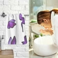 thumbnail image 7 of Watercolor Purple Butterfly Towels 2 Piece Washcloth Hand Towels, Highly Absorbent Towels for Bathroom, Hotel, Gym and Spa 28 X 16 Inches, 7 of 7