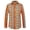 Orange, variant on SSLR Hawaiian Shirts for Men Dress Shirt Button Down Shirt Floral Long Sleeve Shirt