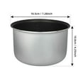 thumbnail image 3 of Graflsoa Universal Non-Stick Rice Cooker Inner Pot, Aluminum Alloy with Food-Grade Coating, 2L/3L/4L/5L Options for Most Rice Cookers, Durable & Easy to Clean, 3 of 4