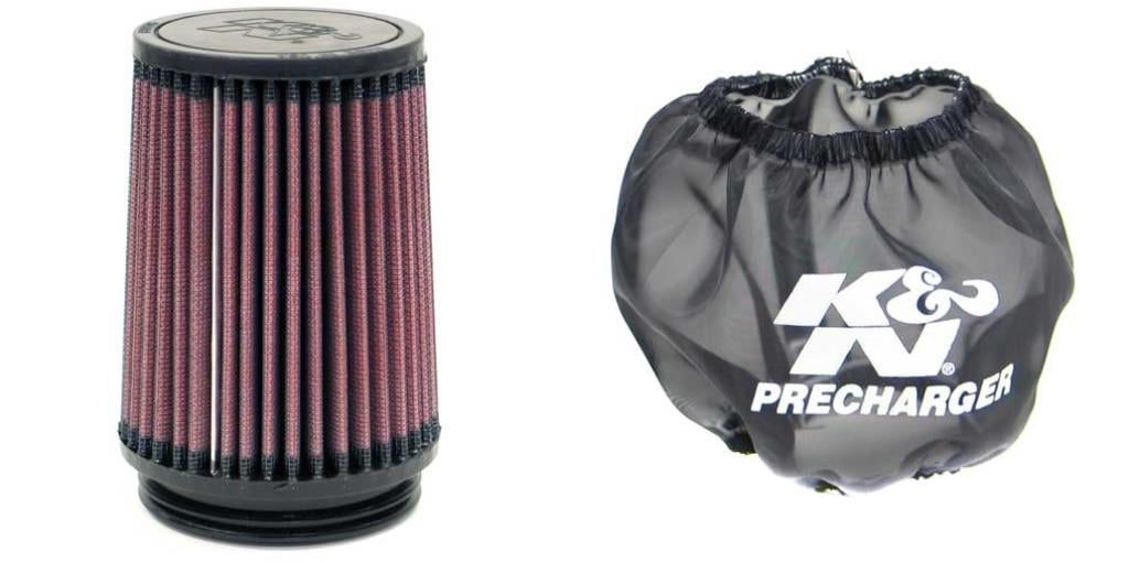 K&N Pre-Charger Wrap and Air Filter Kit for ATV/UTV YAMAHA YFM450F ...