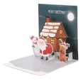 thumbnail image 2 of 3D Christmas Cards, Hot Silver Process Greeting Card With Envelope Sticker For Gift For Decoration D Style,E Style,F Style, 2 of 8