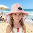 thumbnail image 4 of Kids Solar Fan Sun Hat, Children Wide Brim Solar Fan Sun Protection Hat, Summer Baby Outdoor Breathable Sun Hat, UV Protection Cap for Boys Girls Camping and Travel, 4 of 6