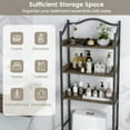 thumbnail image 4 of Canddidliike 3-Tier Over-The-Toilet Bathroom Spacesaver Storage Rack-Black, Bathroom Storage Cabinet, 4 of 6