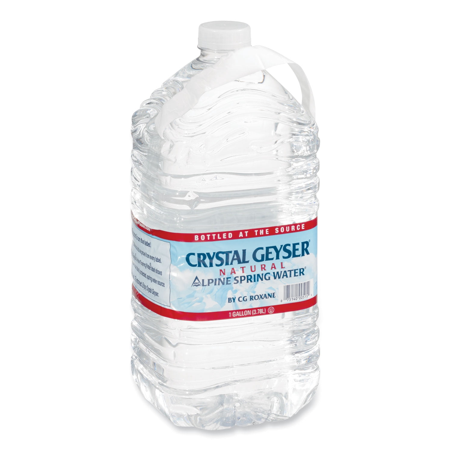 1PK-Crystal Geyser Alpine Spring Water, 1 Gallon, 6 Bottles