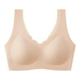 thumbnail image 4 of RMGVDSD Comfy Bras for Women Minimizer Bras For Women No Underwire Full Coverage Bras Seamless Soft Support Plus Size Lifting Bra Push Up Bralettes, 4 of 4