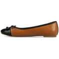 thumbnail image 3 of Journee Womens Kaiah Ballet Cap Toe Slip On Round Toe Dress Flats, Widths Available, 3 of 10