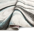 thumbnail image 4 of Home Dynamix Boho Odette Abstract Swirl Area Rug, Grey/Blue, 3'3"x5'2", 4 of 6