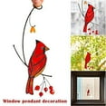 thumbnail image 4 of xiaxaixu Cardinal Bird Epoxy Craft Pendant, Creative Hanging Ornament, 4 of 9