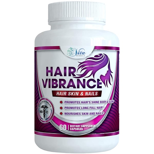 Hair Vibrance 15000mcg Biotin 23 Vitamins for healthy Hair Skin and
