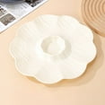 thumbnail image 6 of HOZVOMI Dumpling Plates with Dipping Sauce Compartment, Plastic Snack Plates for Sushi, Shrimp, Appetizers, Home & Commercial Use, 6 of 6