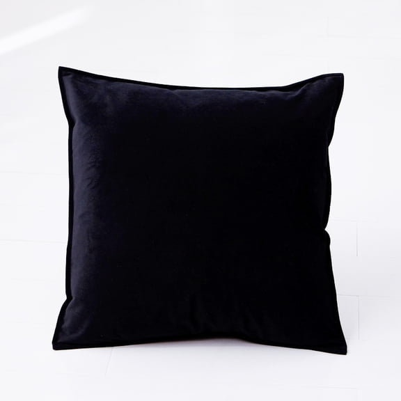 Nmkwnr 1 Pack Soft Velvet Throw Pillow Cover Decorative Square Pillowcase Solid Color Cushion Case for Sofa Bedroom Chair Car, 22x22 Inch