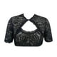 thumbnail image 4 of mfyjkho Tops Para Salir Para Mujer, Blusas Y Camisas De Manga Corta Con Cuello En V Y Encaje Calado Para Mujer Tops Para Hacer Ejercicio Xxxl, 4 of 4
