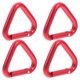 thumbnail image 3 of Mosquetones triangulares de aleación de aluminio, Clips de mosquetón, hebillas triangulares, llaveros, 4 Uds., 3 of 5